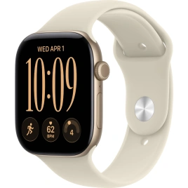Смарт-часы Apple Watch Series 12 46mm Light Gold Aluminum Case with Sand Sport Band M/L