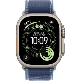 Смарт-часы Apple Watch Ultra 3 (2025) 49mm Natural Titanium Case with Blue/Bright Blue Trail Loop M/L