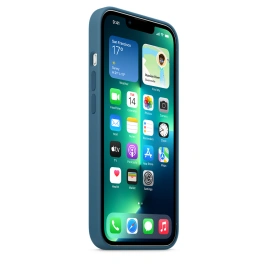 Силиконовый чехол Apple MagSafe для iPhone 13 Pro Polar Blue