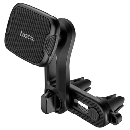 Автомобильный держатель Hoco CA68 Sagittarius series double air Outlet magnetic holder магнитный универсальный в решетку Black