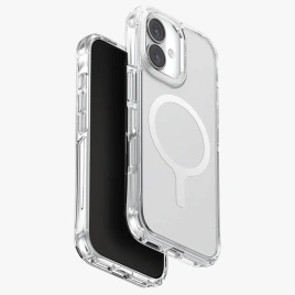 Чехол Uniq LifePro Xtreme Anti-Fingerprint Slim Hybrid Case with MagClick для iPhone 17 Frost Clear/White