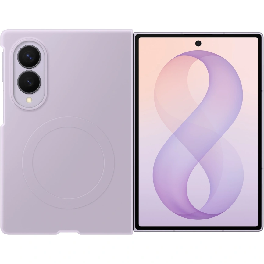 Чехол Samsung Silicone Magnet Case для Galaxy Z Fold8 Violet фото 1