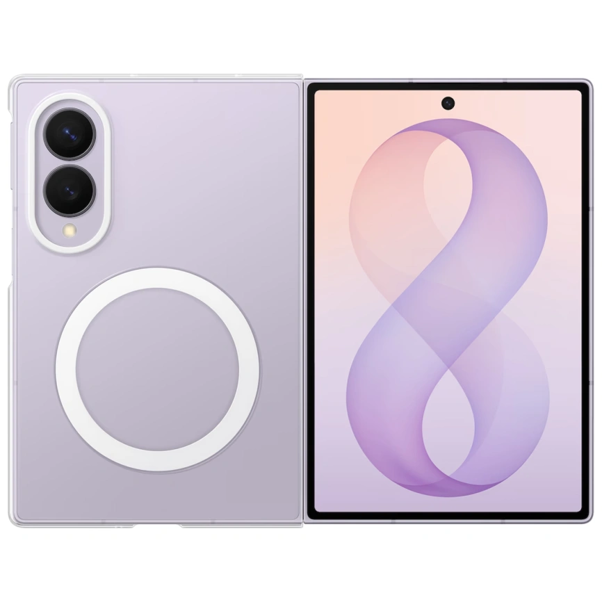 Чехол Samsung Clear Magnet Case для Galaxy Z Fold8 Transparent фото 1