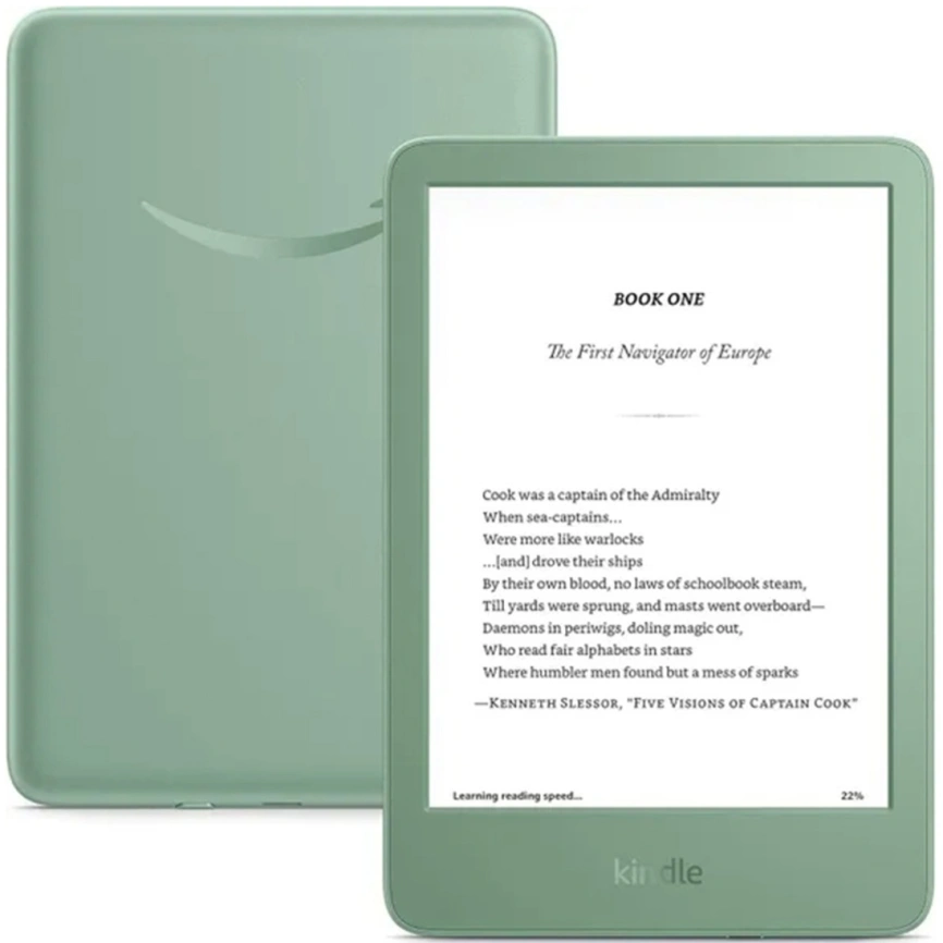 Электронная книга Amazon Kindle 11 16GB (с рекламой) 2024 Matcha фото 1