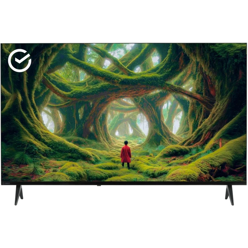 Телевизор Sber 50" DLED 4K UHD Салют ТВ (SDX-50U5500DBB) фото 1