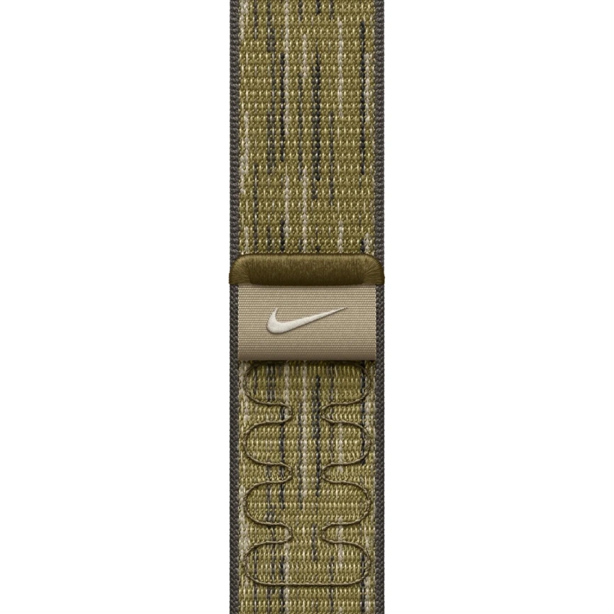 Ремешок Apple Watch 42mm Green/Grey Nike Sport Loop (MXTY3) фото 1
