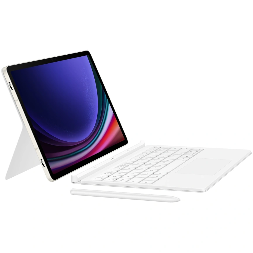 Чехол-клавиатура Samsung Book Cover Keyboard AI Key для Galaxy Tab S10 FE/S9/S9 FE White (EF-DX725UW) фото 9