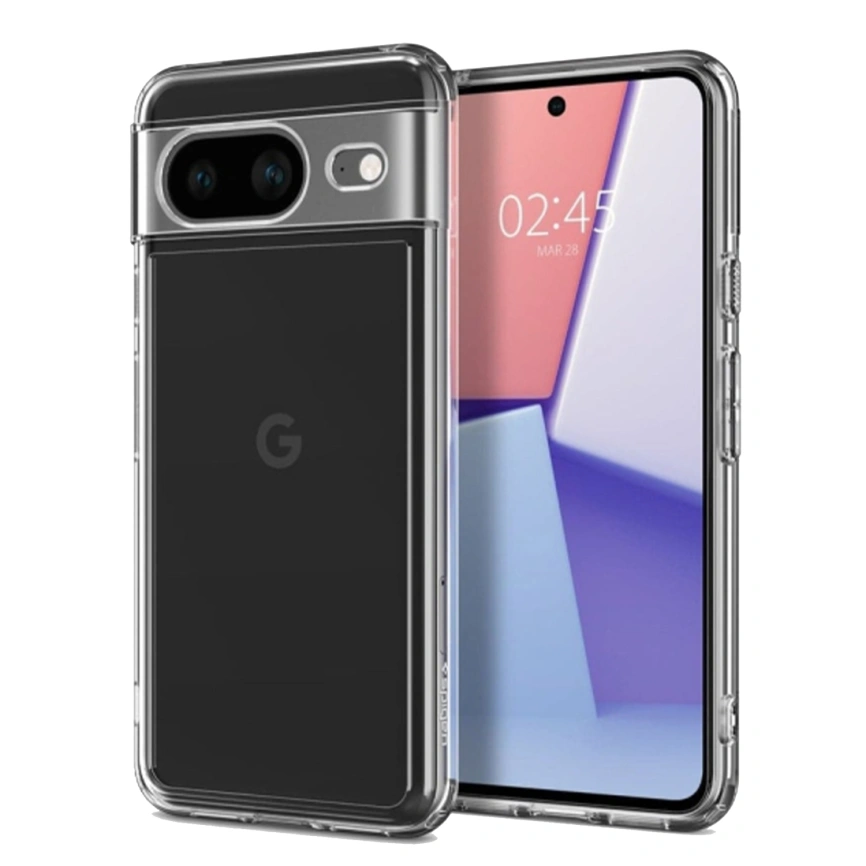Чехол Spigen Ultra Hybrid для Google Pixel 8 Crystal Clear фото 1