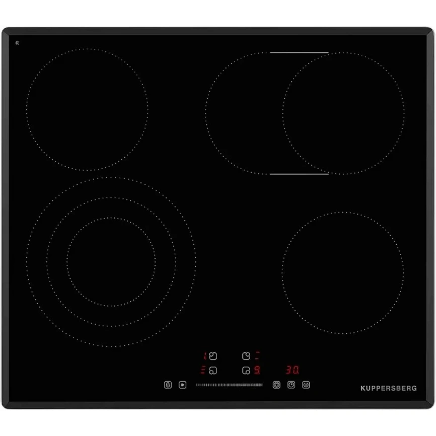 Электрическая варочная панель Kuppersberg ECS 639 F Black фото 2