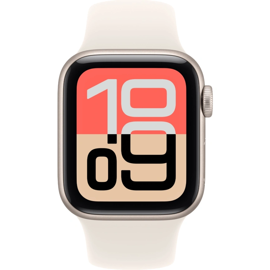 Смарт-часы Apple Watch SE (2025) 44mm Starlight Aluminum Starlight Sport Band M/L фото 2