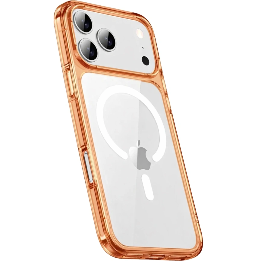 Чехол Gurdini Alba Series Protective with MagSafe для iPhone 18 Pro Max Orange фото 1