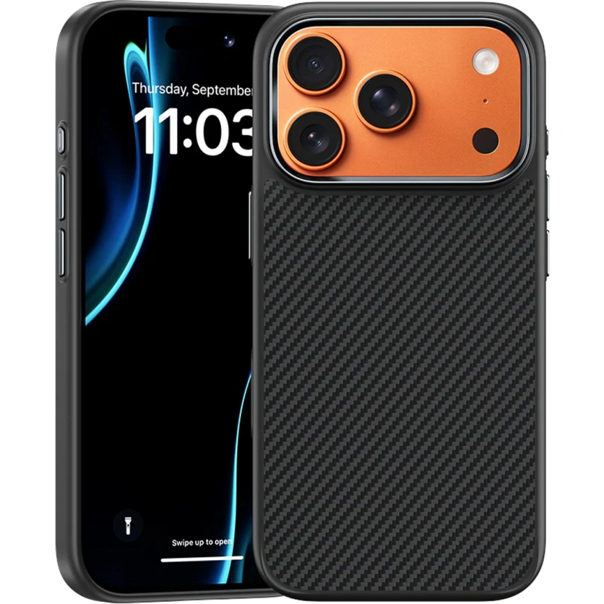 Чехол Benks ArmorPro Case built with Kevlar 600D для iPhone 17 Pro Max Black фото 5