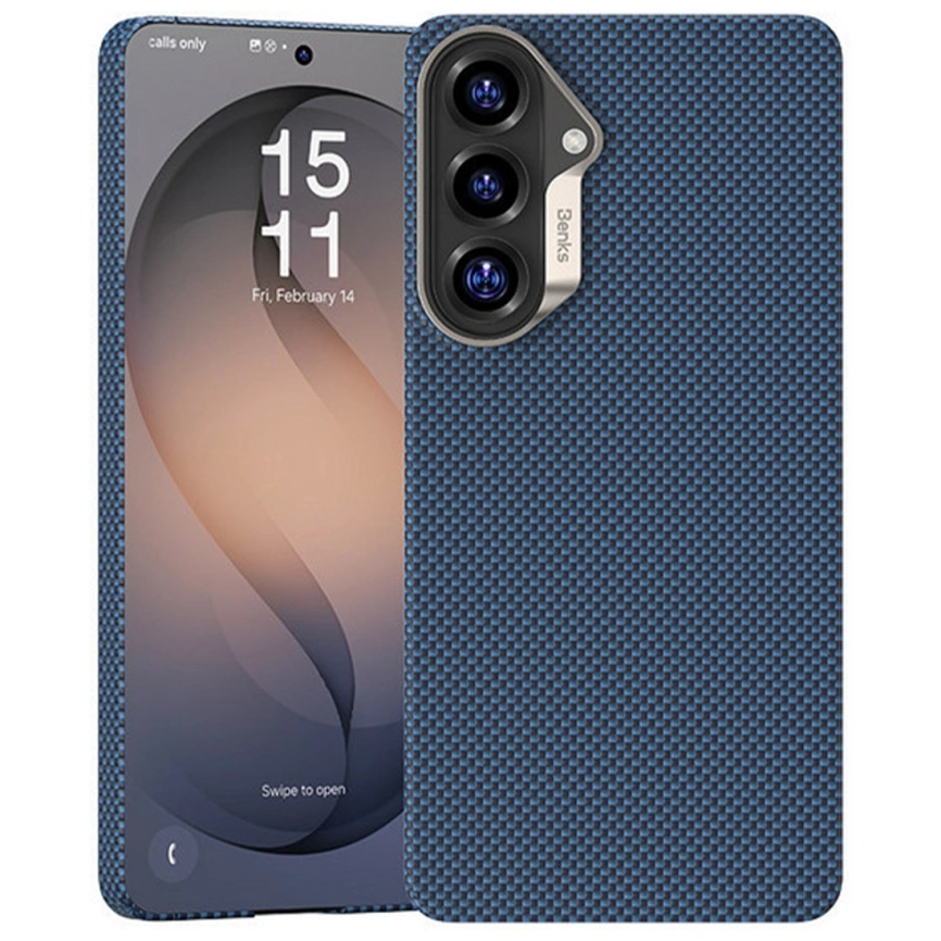 Чехол Benks ArmorTint Kevlar для Samsung Galaxy S26 Plus Blue фото 1