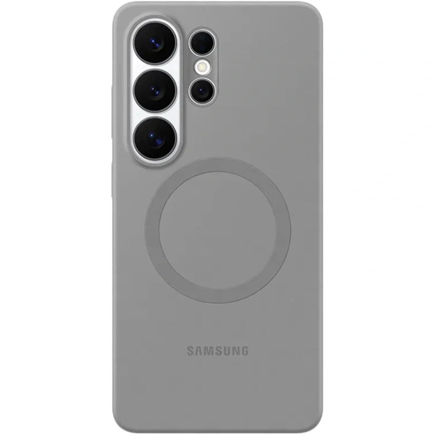 Чехол Samsung Silicone Magnet Case для Samsung Galaxy S26 Ultra Gray фото 1