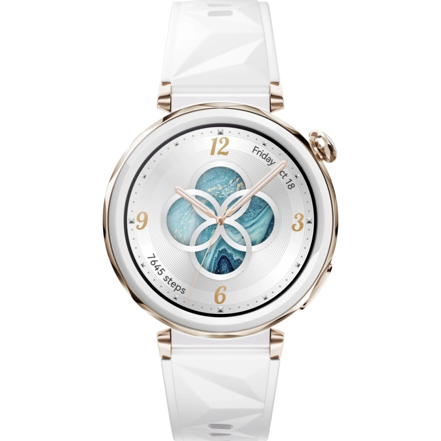 Смарт-часы Huawei Watch GT 5 Pro 42mm White Fluoroelastomer (55020DGW) фото 2