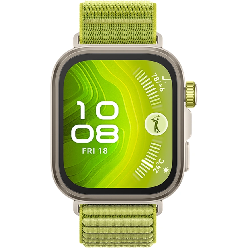 Смарт-часы Huawei Watch Fit 4 Pro Green Nylon (55020FAG) фото 3