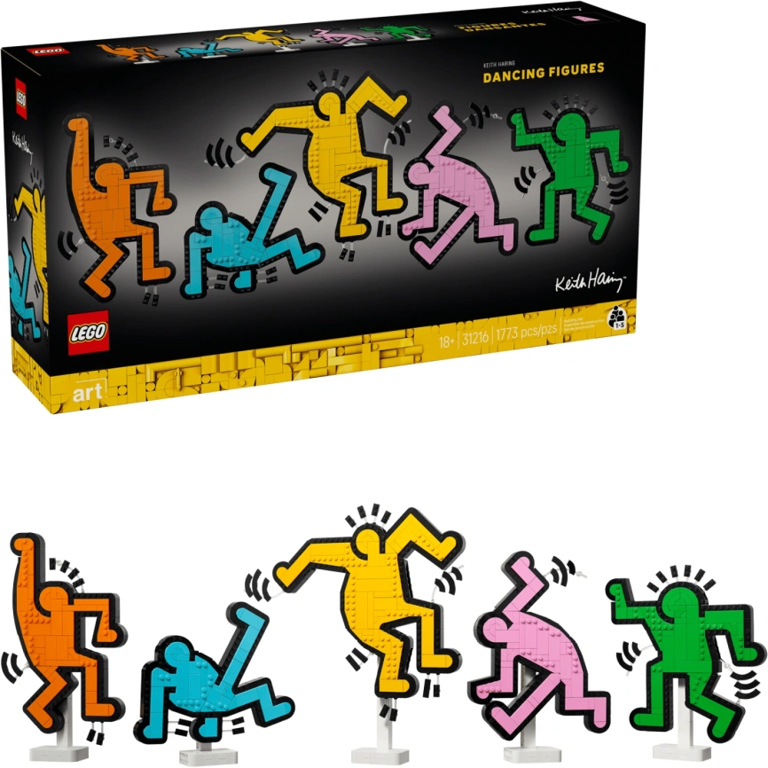 Конструктор LEGO Art Keith Haring — Dancing Figures 31216 фото 1