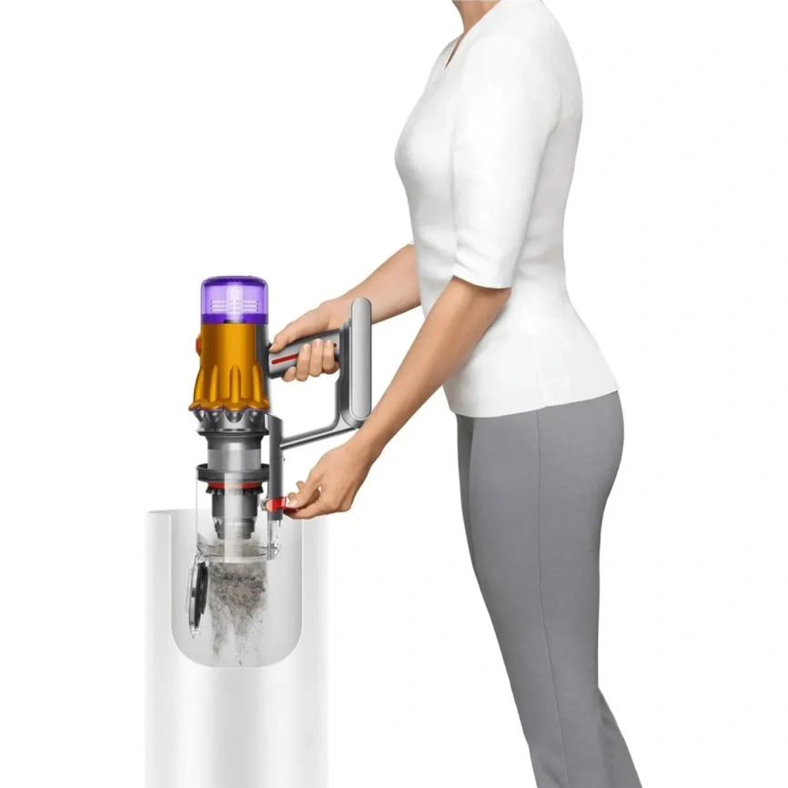 Пылесос Dyson V12 Detect Slim Absolute SV46 Yellow/Nickel фото 4