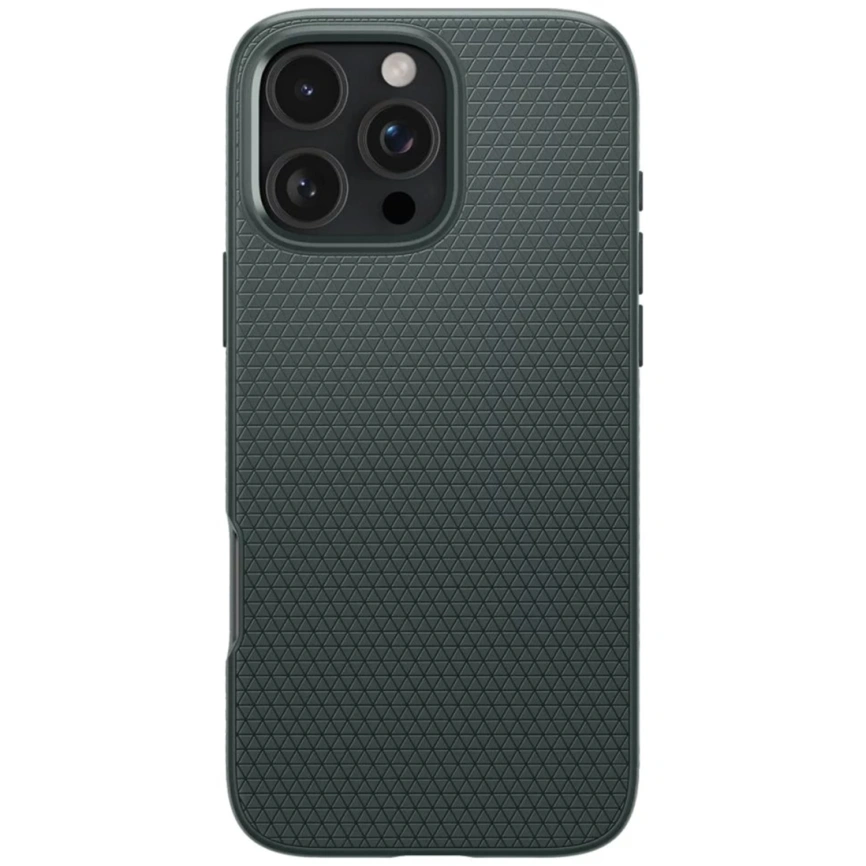 Чехол Spigen Liquid Air для iPhone 16 Pro Max (ACS07990) Abyss Green фото 6