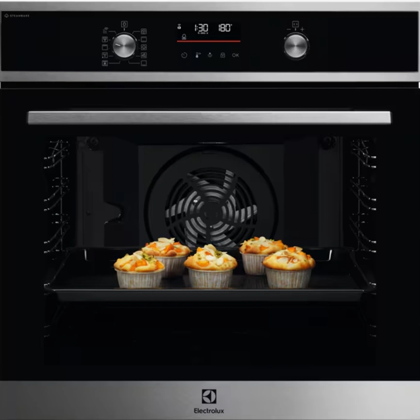 Электрический духовой шкаф Electrolux EOD6P66WX Black/Stainless Steel фото 1