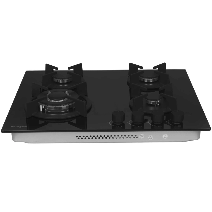 Газовая варочная панель Weissgauff HGG 640 BGB Black фото 3