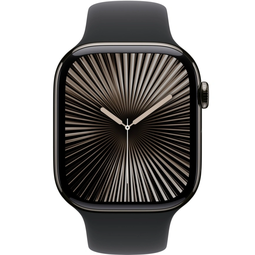 Ремешок Apple Watch 46mm Black Sport Band XL (MXM53) фото 2
