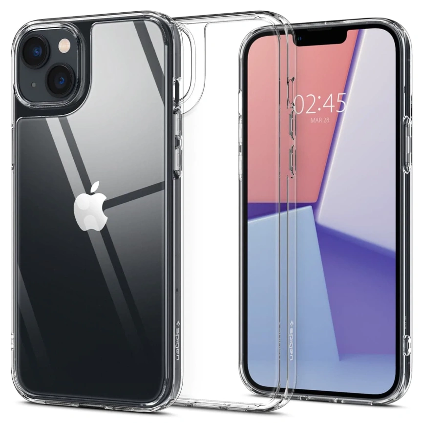 Чехол Spigen Quartz Hybrid для iPhone 14 (ACS05052 ) Crystal Clear фото 2