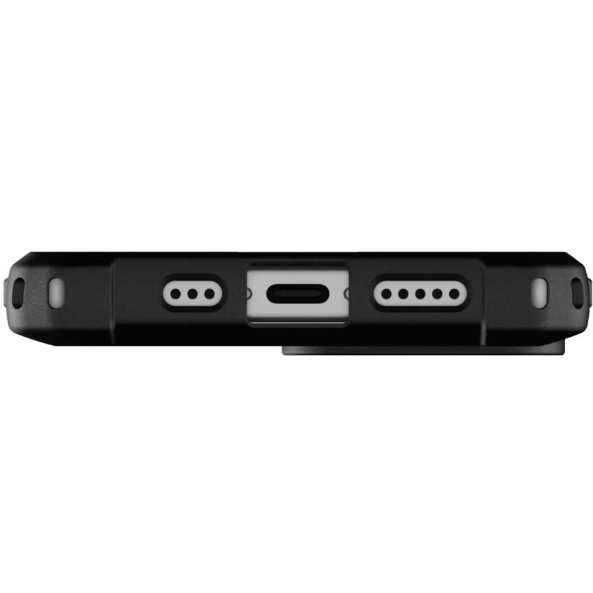 Чехол UAG Metropolis LT with MagSafe для iPhone 15 Kevlar Black (114315113940) фото 5
