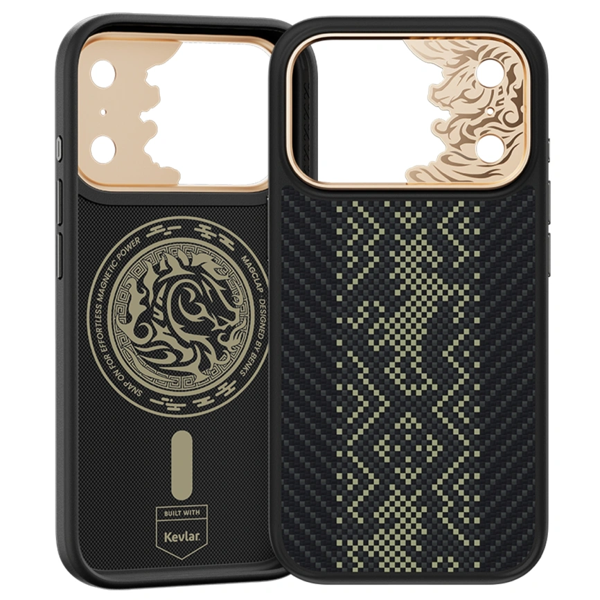 Чехол Benks Knight Pro Case Kevlar для iPhone 18 Pro Black Knight (C.K.FL.AP.GD.B072) фото 2