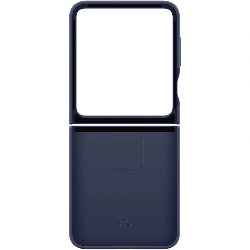 Чехол Samsung Silicone Case with Ring для Galaxy Z Flip6 Blue фото 6