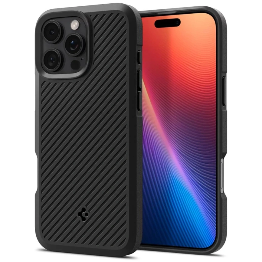 Чехол Spigen Core Armor для iPhone 16 Pro (ACS08157) Matte Black фото 1