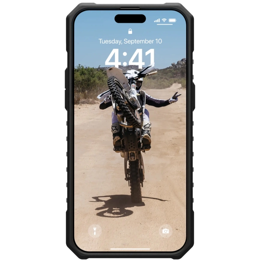 Чехол UAG с поддержкой MagSafe Pathfinder для iPhone 15 Pro Max Ice (114301114343) фото 3